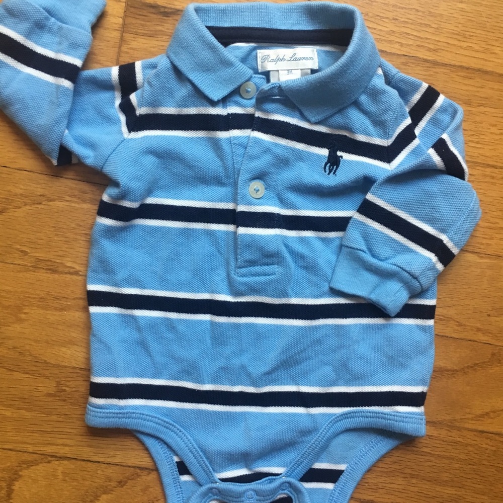 Ralph Lauren polo onesie; 3 months